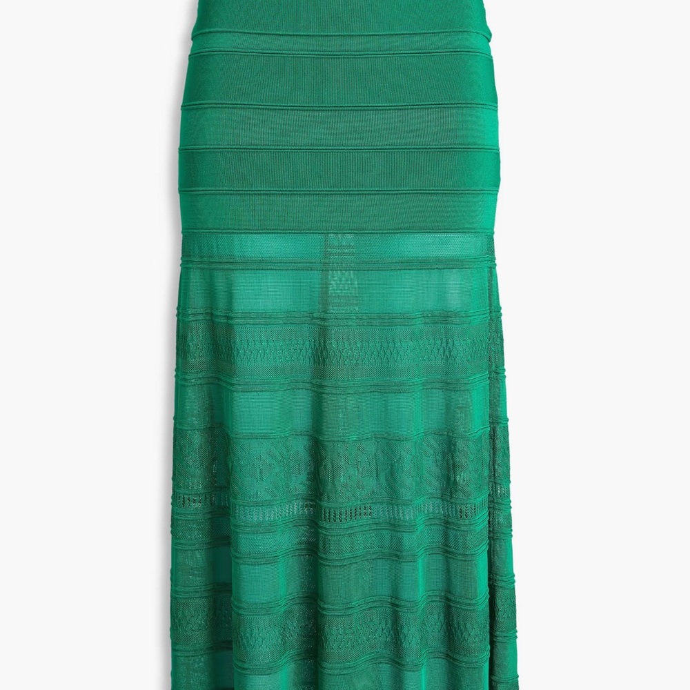 Sandro Green Knit Midi Skirt - Picture 2 of 4